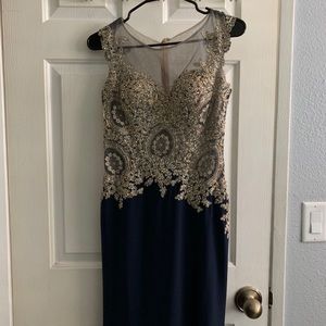 Fiesta Fashion Navy Prom Dress